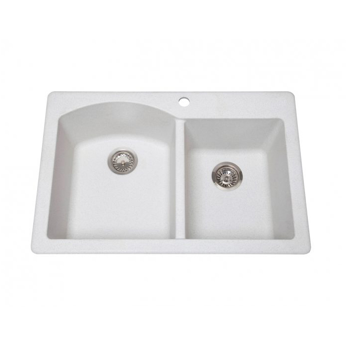 כיור כפול גרניט כיור טופז